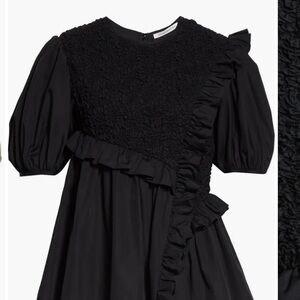 Carlotta Texture Bodice Peplum Top